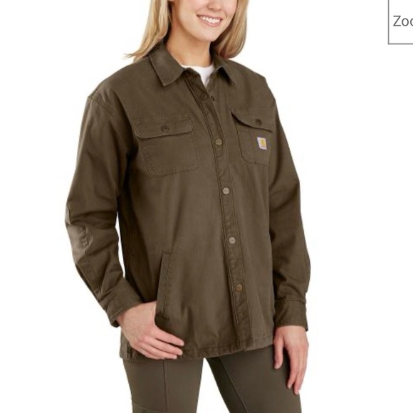 Carhartt Jackets & Blazers - Carhartt Canvas Fleeced Lined Jacket